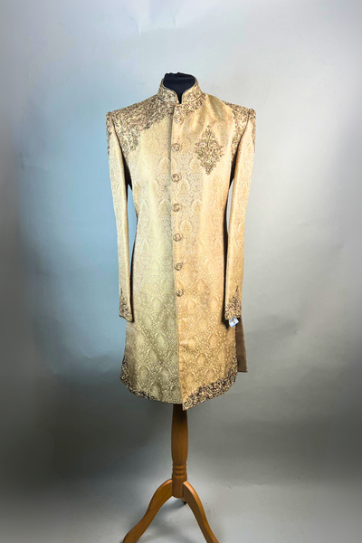 Gold Embroidered sherwani