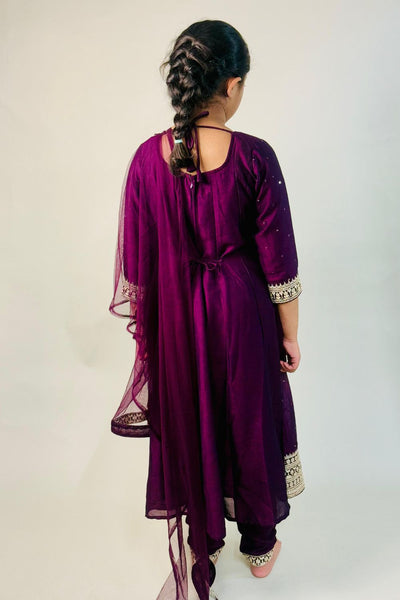Plum Trousers Suit