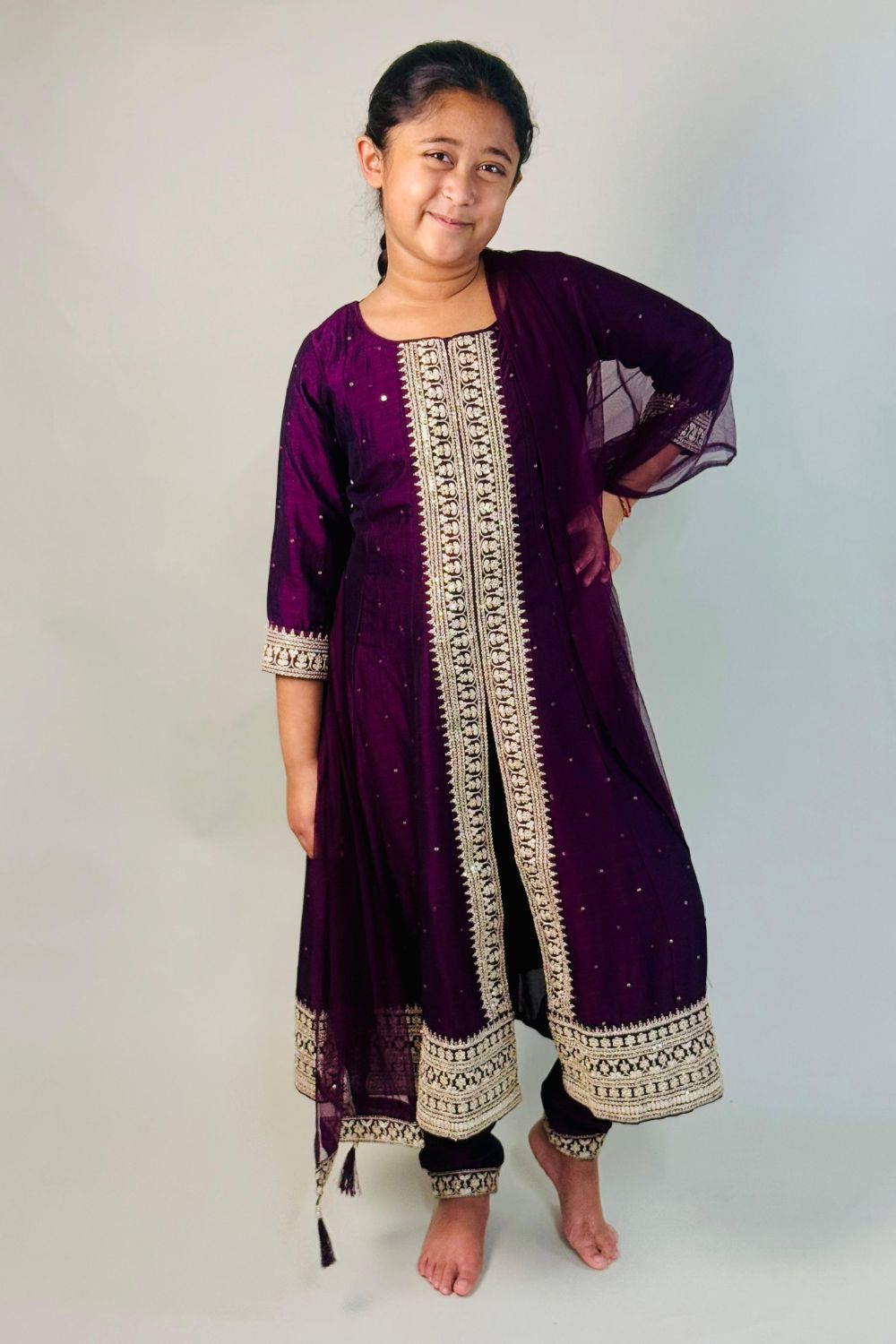 Plum Trousers Suit