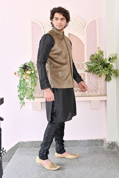Brown Velvet Waist Coat