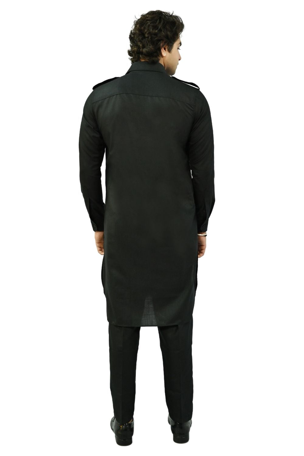Punjabi Style Kurta Pajama - Black